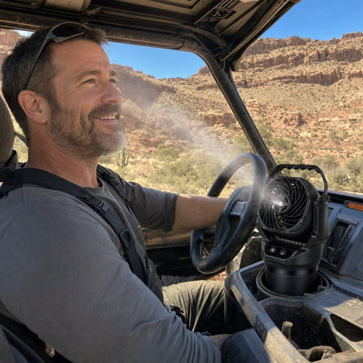 Chill Isle Breeze in a UTV cup holder